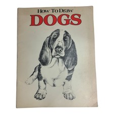 How to Draw Dogs - Vintage 1982 School Book Fair Watermill Press Puppy Breeds