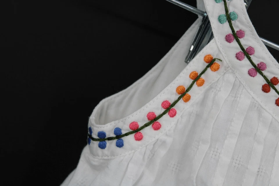 Vestido Matilda Jane DREAMY DAY 6-12 M branco praia babado + Bloomer Daydream - Imagem 4 de 4