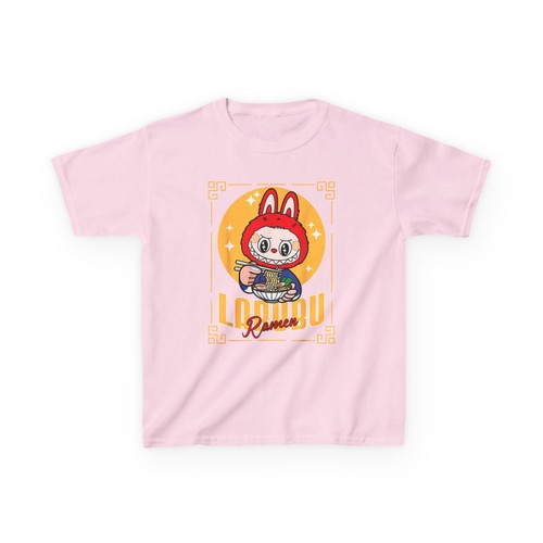 Labubu Noodle Lover Kids Tee โ Cute Cartoon Fun for Playful Summer Days! ๐๐๐ - Picture 33 of 34