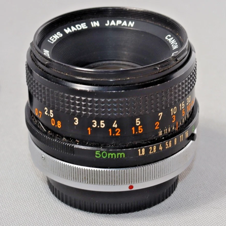 Canon FD f/1.8 Camera Lenses 50mm Focal for sale | eBay