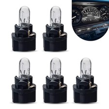 T5 12V 1.2W Dashboard Halogen Lamp, HD Glass High Temperature Resistant Shell