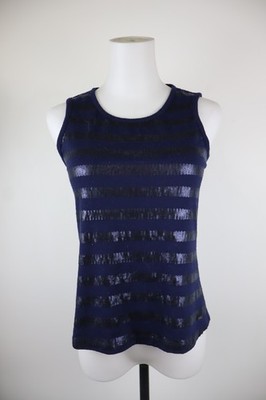 ARMANI EXCHANGE ÄRMELLOSES SHIRT UNTERHEMD DAMEN GR S WOMAN CASUAL VINTAGE T-SHIRT
