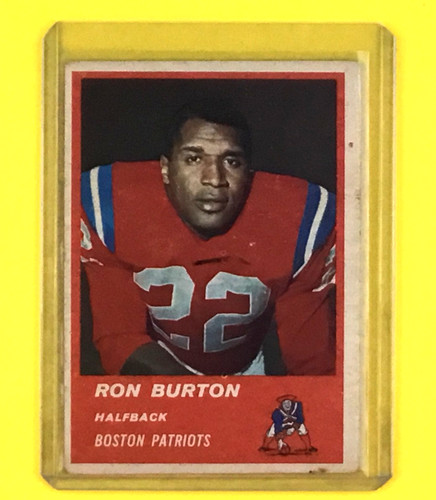 Ron Burton #3 1963 Fleer card