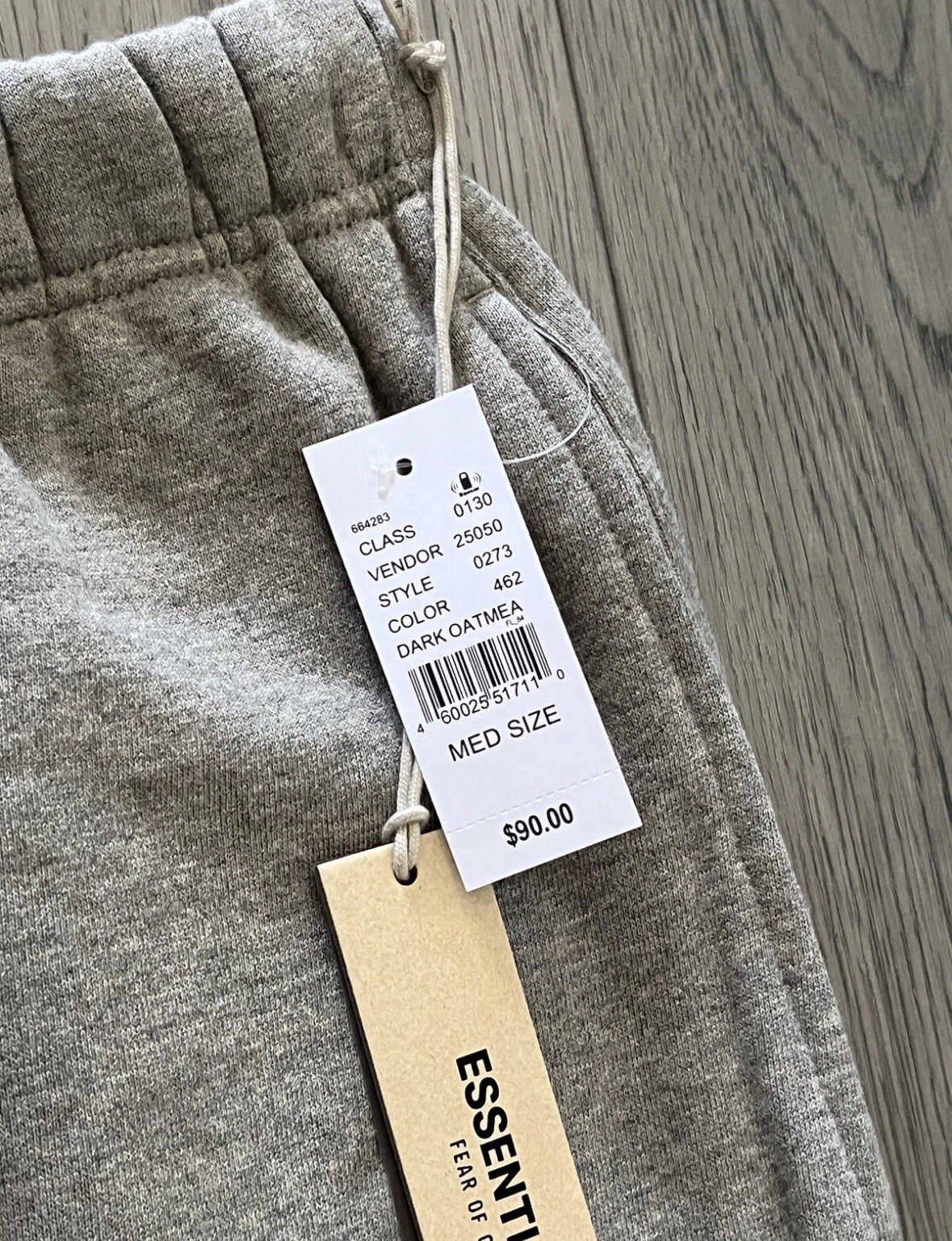 Size Medium - Essentials Dark Oatmeal Sweatpants - image 6