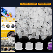 1000 Pcs Medium Tattoo Ink Caps 14mm Disposable, Perfect for Artists Studios