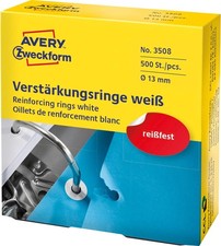 AVERY Zweckform 3508 Lochverst&auml;rker selbstklebend 500 St&uuml;ck (&Oslash;13mm, Lochverst&auml;rk