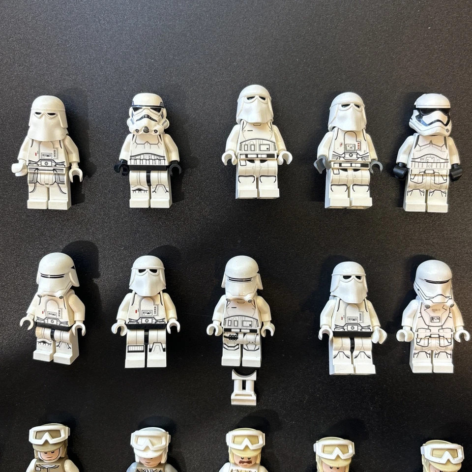 Lego Star Wars Hoth Rebel Snow Trooper Battle Minifigura Tauntaun Ejército Lote Foto 2 de 4