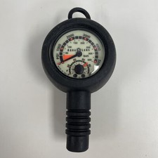 Aqua Lung 5000 PSI SPG 350 Bar Submersible Pressure Gauge Thermometer Scuba Dive