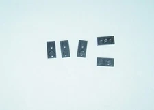 Lot of 5 LEGO Parts (Part #3023) 1 x 2 Black Plate