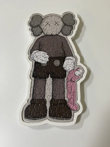Custom Wood Frame - KAWS Small Jigsaw Puzzle (100pc) - SHARE FRAME ONLY