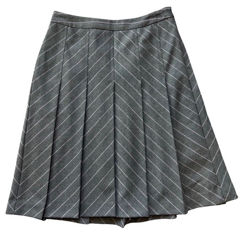 sacai / 2023Aw Wool Melton Stripe Skirt 1 Grey Women | eBay