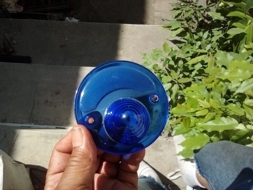 police highway patrol tail light lens motorcycle harley davidson indian Foto 3 de 3