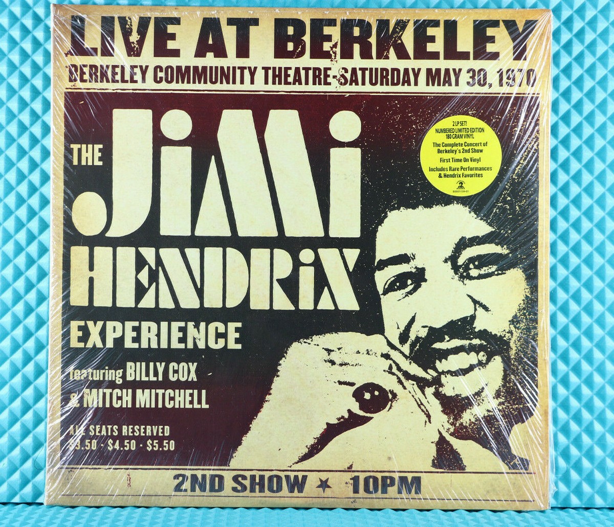Jimi Hendrix Experience Live At Berkeley 180G 2x LP 12'' Vinyl Record  Limited Ed