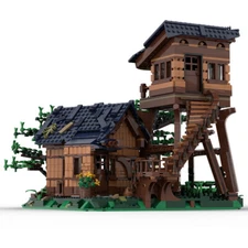 21318 Tree House Alternate Build: Forest Fire Lookout Tower MOC 1948 Pieces New