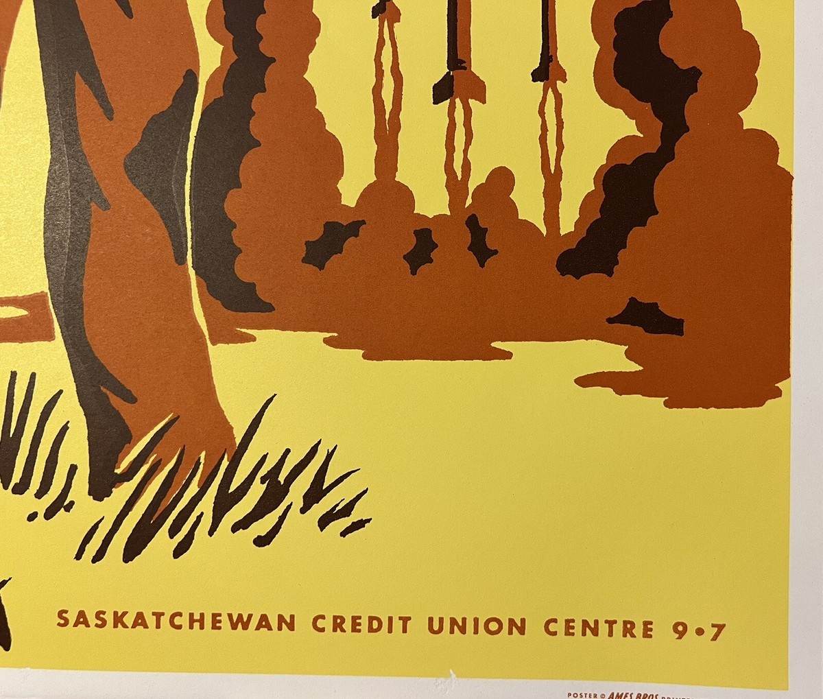 PEARL JAM VERY RARE CONCERT POSTER SASKATOON CANADA 2005 COA EDDIE