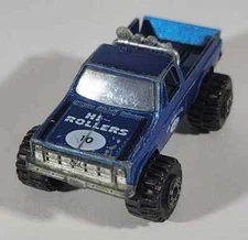 Vintage Road Champs Hi Rollers GMC Chevrolet Square Body Truck 1982 Blue