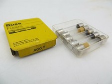 Lot of 4 Buss AGC-5 Fuses Bussman NOS