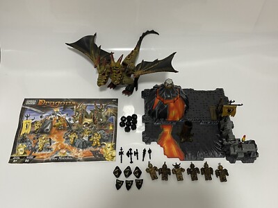 Mega Bloks Dragons Fire Mountain 9882 funktionstüchtig 2002