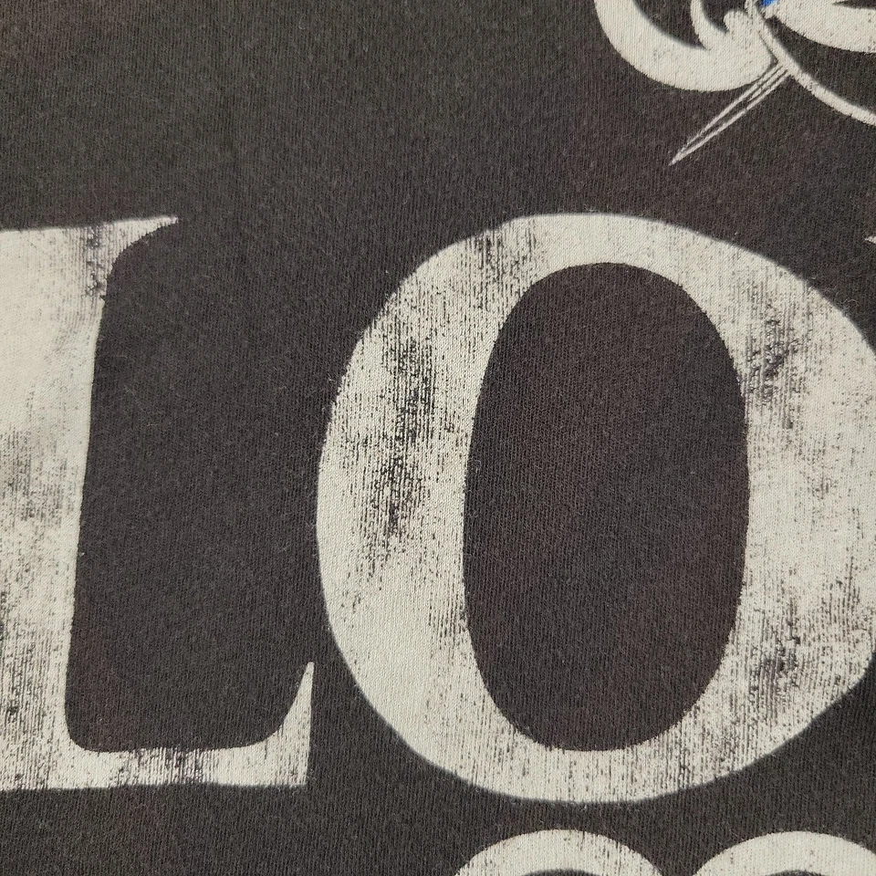 Camisa feminina Rebell Yell cinza média Love Hearts bolso gráfico manga curta top - Imagem 3 de 4