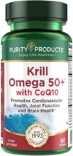 Purity Products Krill Omega 50+ with CoQ10 60...