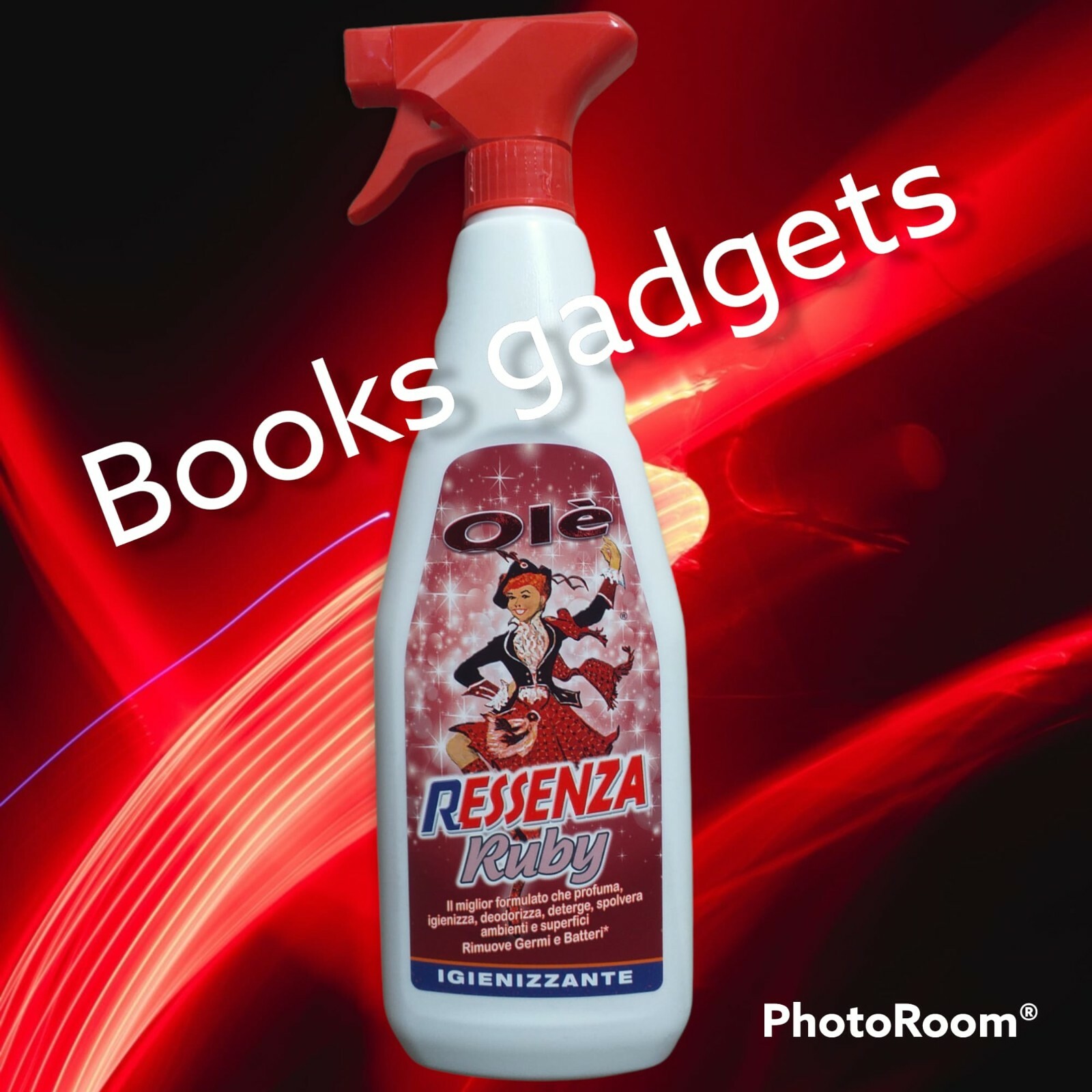 Stock 5x Olè Essenza Ruby Spray 750ml: Pulitore Multiuso Antistatico