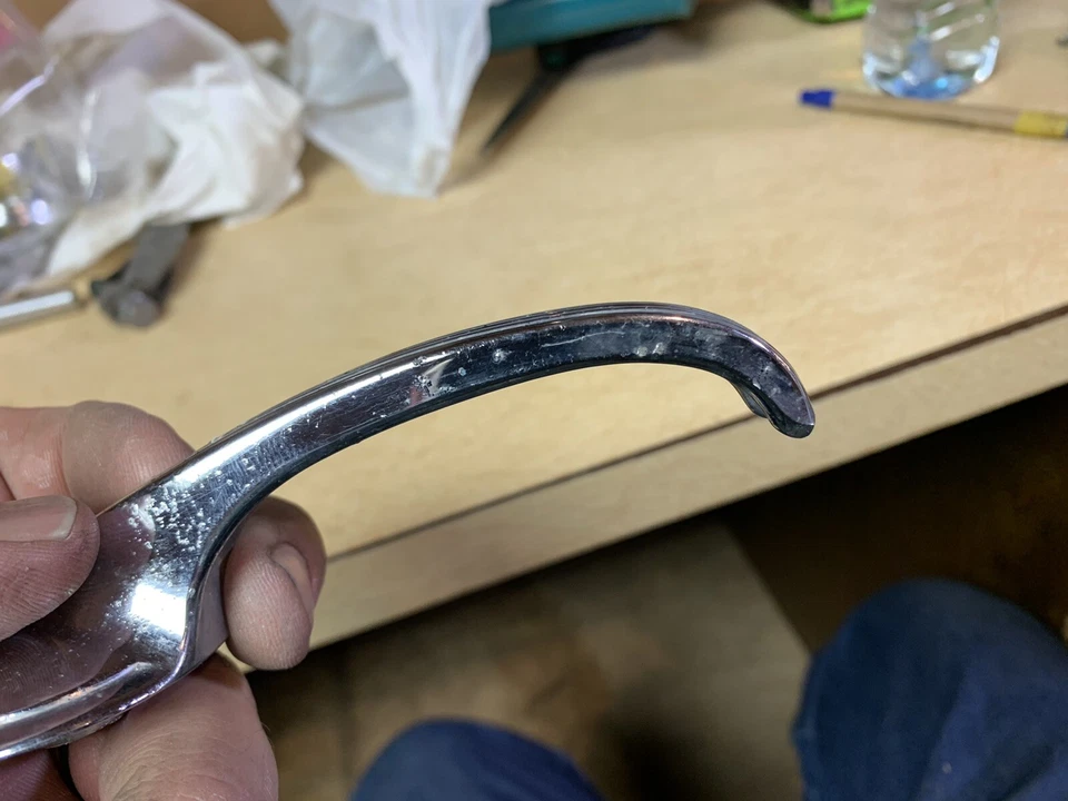 Chevrolet Bel Air 210 1957 manija interior de la puerta #7 161018 1955 1956 Foto 2 de 4