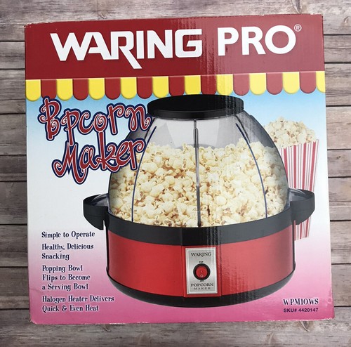 waring pro popcorn maker wpm10