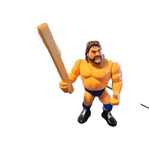 WWF Hasbro Hacksaw Jim Duggan  Complete w/ 2x4 Vin...