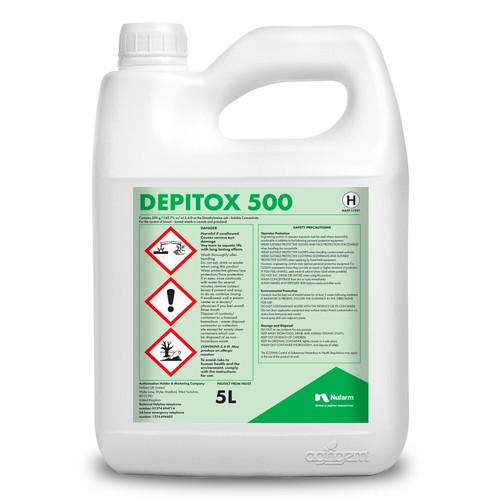 DEPITOX 500 Herbicide 5L SELECTIVE WEED KILLER GREAT AT CONTROLLING