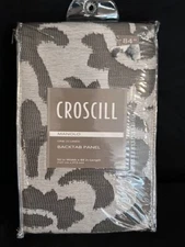 Croscill Manolo One (1) Lined Backtab Panel  Charcoal