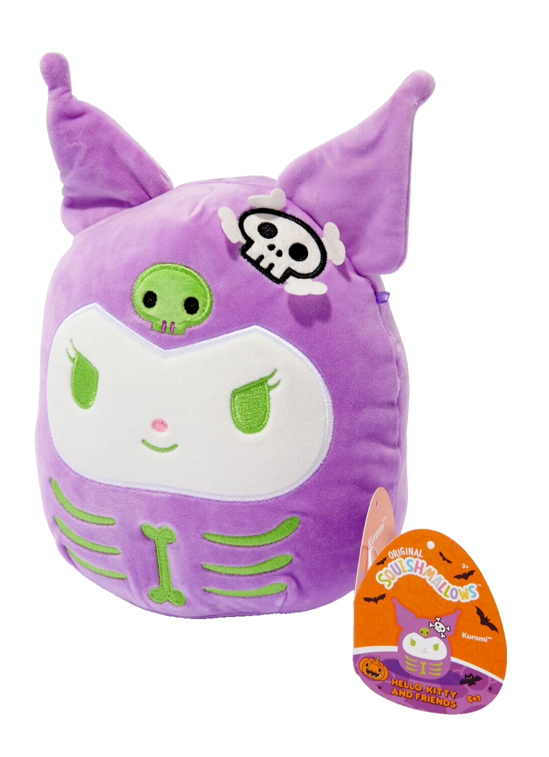 ORIGINAL SQUISHMALLOWS HELLO KITTY KUROMI HALLOWEEN 8"" 20cm SOFT PLUSH TOY BNWT