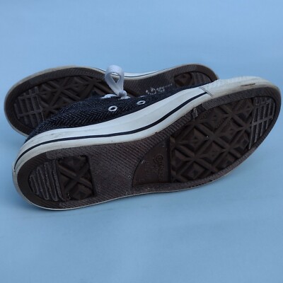 Converse All Star Unisex Shoes Black & Gray Herringbone  display picture 2