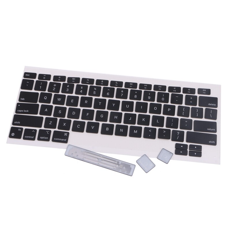 Replacement Keyboard Keycap Set For MacBook Pro A1706, A1707 (2016, 2017 Models) – US English Layout, Black