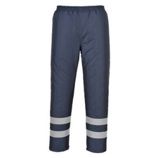 Iona Mens Rain Proof Lined Trousers Navy L