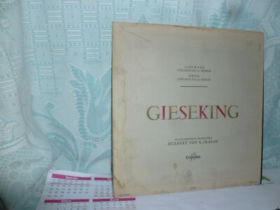WALTER GIESEKING Schuman-Grieg Concerto el La Mineur Philharmonia Orchestra