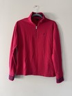 Nautica Women's Quarter 1/4 Zip pullover Size Small Color: Red,Navy NWOT
