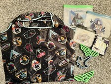 Disney Pixar Lightyear Tote Bag Drink Coaster Snack Bag & Cookie Cutter Set Lot