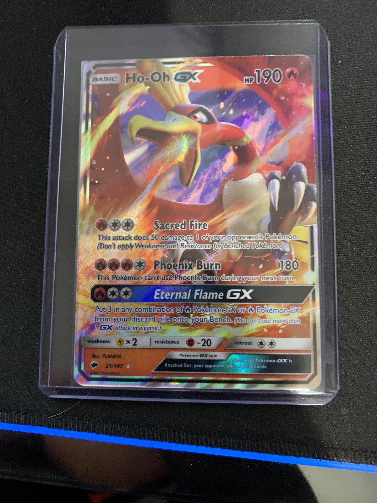 Ho-oh GX NM Burning Shadows 21/147 Pokemon TCG