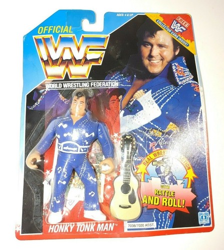 1991 Honky Tonk Man Hasbro Titan Sports Figure WWF...