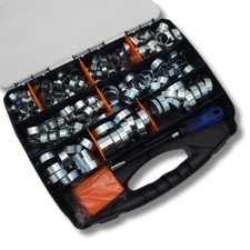 JCS HI-GRIP W1 Zinc Plated Mild Steel | Worm Drive | Hose Clips | Assortment Box