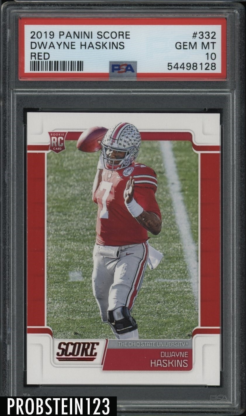 Dwayne Haskins Panini Score #332 Red