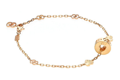 Gucci Icon Heart 18K Rose Gold Bracelet YBA729383001016