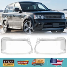 Headlight Lens Cover For Land Rover Range Rover Sport 2010-2013 Lampshade Pair