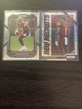 Jahan Dotson (2) 2022 Prizm Football New Recruits Disco #NR-9 & Base #312 