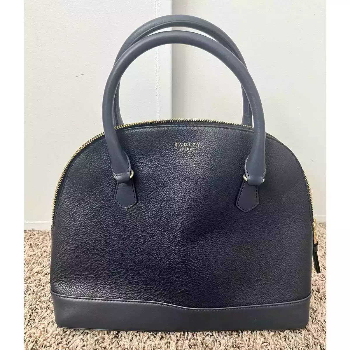 Navy radley bag sale