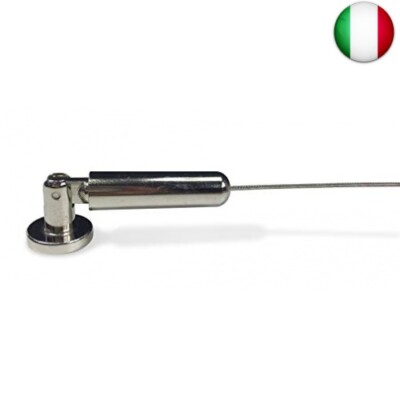 Cavo Reggitenda In Acciaio Gustavo 5 Metri - Kit Completo Con Supporti E Matita