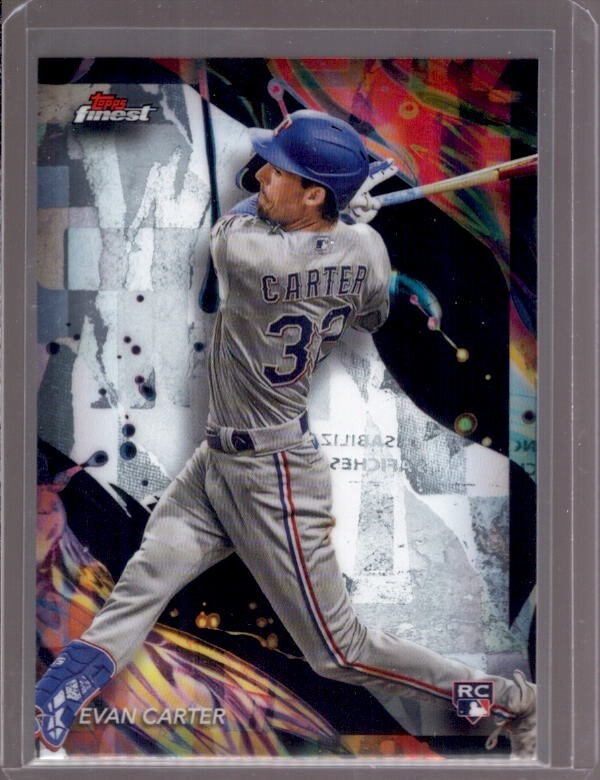 EVAN CARTER 2024 Topps Finest Uncommon Base SP #107 Rookie RC