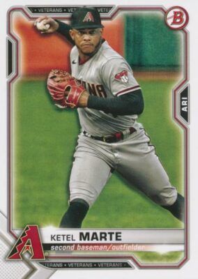 2021 Bowman #63 KETEL MARTE - Arizona Diamondbacks