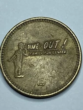 RARE TIME OUT FAMILY FUN CENTER ARCADE TOKEN DEFUNCT #qL1