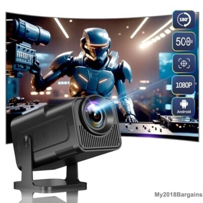 HIPPUS Smart Mini Projector with WiFi 